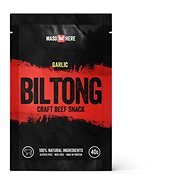 Maso Here Beef and Garlic Biltong, 40g - Dried Meat