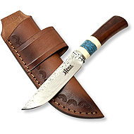 Macemaker Patron Blue Ring Dual Carry - Hunting Knife