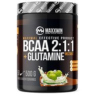 MAXXWIN BCAA + glutamine 500 g, zelené jablko - Amino Acids