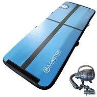 Master Airtrack inflatable mat 400 × 100 × 10 cm, blue, black - Airtrack 