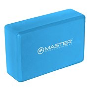 MASTER yoga cube 23 × 15 × 7,5 cm, blue - Yoga Block