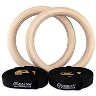 MASTER Wooden gymnastic circles diameter 23 cm - Gymnastic Rings