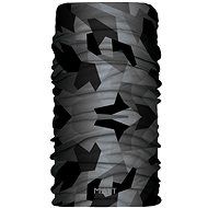 Matt 5820 SCARF Cool Max Eco geom. camo black - Kerchief