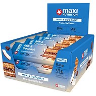 MaxiNutrition Waffle protein bar milk and coconut 12 × 40 g - Protein Bar