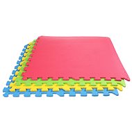 Colored Puzzle fitness mat mix colours 4 pcs - Exercise Mat
