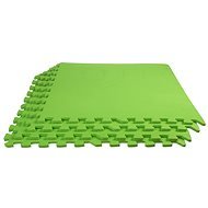 Colored Puzzle fitness mat green 4 pieces - Exercise Mat