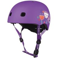 Micro helmet Floral purple, M - Bike Helmet