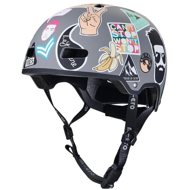 Micro LED Sticker size. L - Bike Helmet