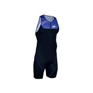 ZEROD Start Trisuit Front Zip Armada Black/Blue M - Cycling Jersey