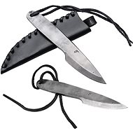 Madhammers Dagr forged knife with sheath, black - Hunting Knife