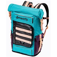 Meatfly Periscope, Emerald / Black / Old Fuchsia - City Backpack