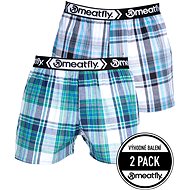 Meatfly 2Pack Gigi, Green/Black - Boxer Shorts