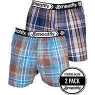 Meatfly 2Pack Gigi, Yellow/Brown, M - Boxer Shorts