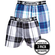 Meatfly 2Pack Gigi, Black/Blue, L - Boxer Shorts