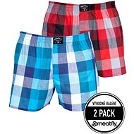 Meatfly 2Pack Doug, Blue/Red - Boxer Shorts