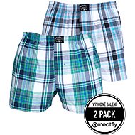 Meatfly 2Pack Doug, Green/Black, XL - Boxer Shorts