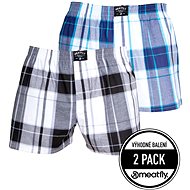 Meatfly 2Pack Doug, Black/Blue, XXL - Boxer Shorts