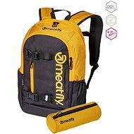 Meatfly Basejumper Camel/Black 22 l - School Backpack