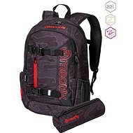 Meatfly Basejumper Morph Black 22 l - School Backpack