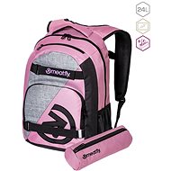 Meatfly Exile Dusty Rose/Grey 24 l - School Backpack