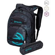 Meatfly Exile Petrol Mossy 24 l - School Backpack