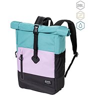 Meatfly Holler Green Moss/lavender 28 l - School Backpack