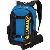 Meatfly Basejumper backpack, Super Teal / Honey - School Backpack
