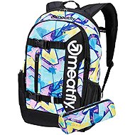 Meatfly Basejumper backpack, Graffity - School Backpack
