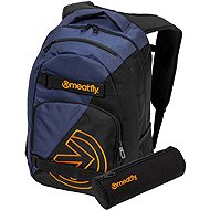 Meatfly Exile backpack, Smoky / Orange Tiger - School Backpack