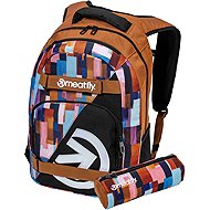 Meatfly Exile backpack, Stripes - School Backpack