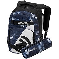 Meatfly Exile backpack, Deep Lake / Comfy - School Backpack