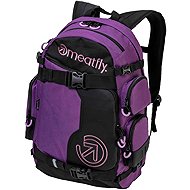 Meatfly Wanderer backpack, Deep Purple/Orchid - City Backpack