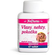 Medpharma Hair, nails, skin 67 tablets - Dietary Supplement