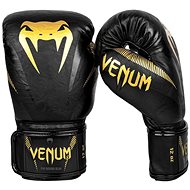 VENUM IMPACT - black/yellow size 16 oz - Boxing Gloves