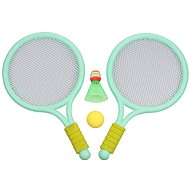 Merco Racket Ball Games set of bats with balls green, 2 sets - Beach Tennis