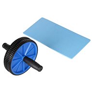 AB Double Wheel fitness wheel blue 1 pc - Exercise Wheel