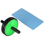 AB Double Wheel fitness wheel green 1 pc - Exercise Wheel