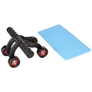 AB Roller 4W fitness roller black - Exercise Wheel