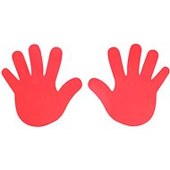 Hand marker for floor red 1 pair - Training Aid