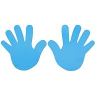 Hand marker for floor blue 1 pair - Training Aid