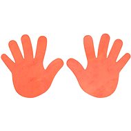 Hand marker for floor orange 1 pair - Training Aid