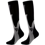 Merco Multipack Racer compression socks black 2 pairs M - knee socks