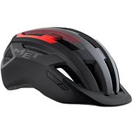 MET ALLROAD Black/Red Matte, L - Bike Helmet