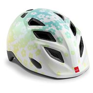 MET ELFO Children's Bike Helmet Flowers/White Glossy S/M - Bike Helmet