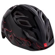 MET GENIO Children's Flames/Black Glossy M/L - Bike Helmet