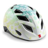 MET GENIO Children's Flowers/White Glossy M/L - Bike Helmet