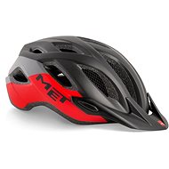 MET CROSSOVER Black/Red Matte S/M - Bike Helmet