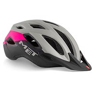 MET helmet CROSSOVER grey/pink matt S/M - Bike Helmet