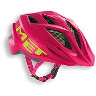 MET helmet CRACKERJACK pink/green texture matt - Bike Helmet