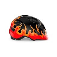 MET helmet HOORAY black flames shiny S - Bike Helmet